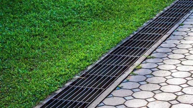 channel drain installation sacramento